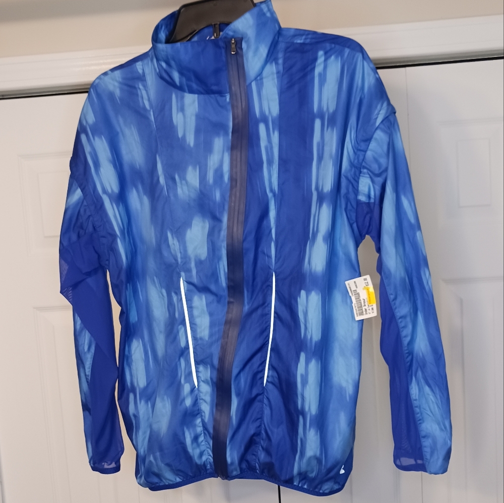 Under Armour Blue Windbreaker Jacket Size Small